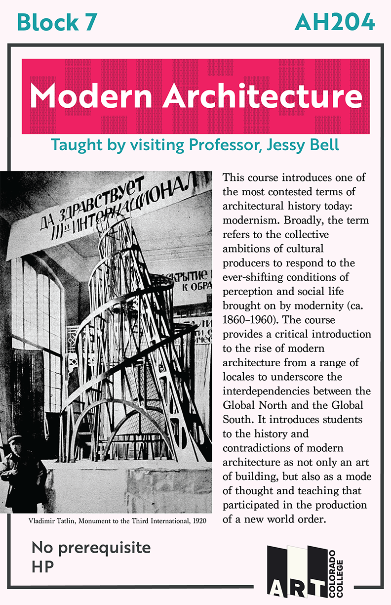 B7 Modern Architecture Poster