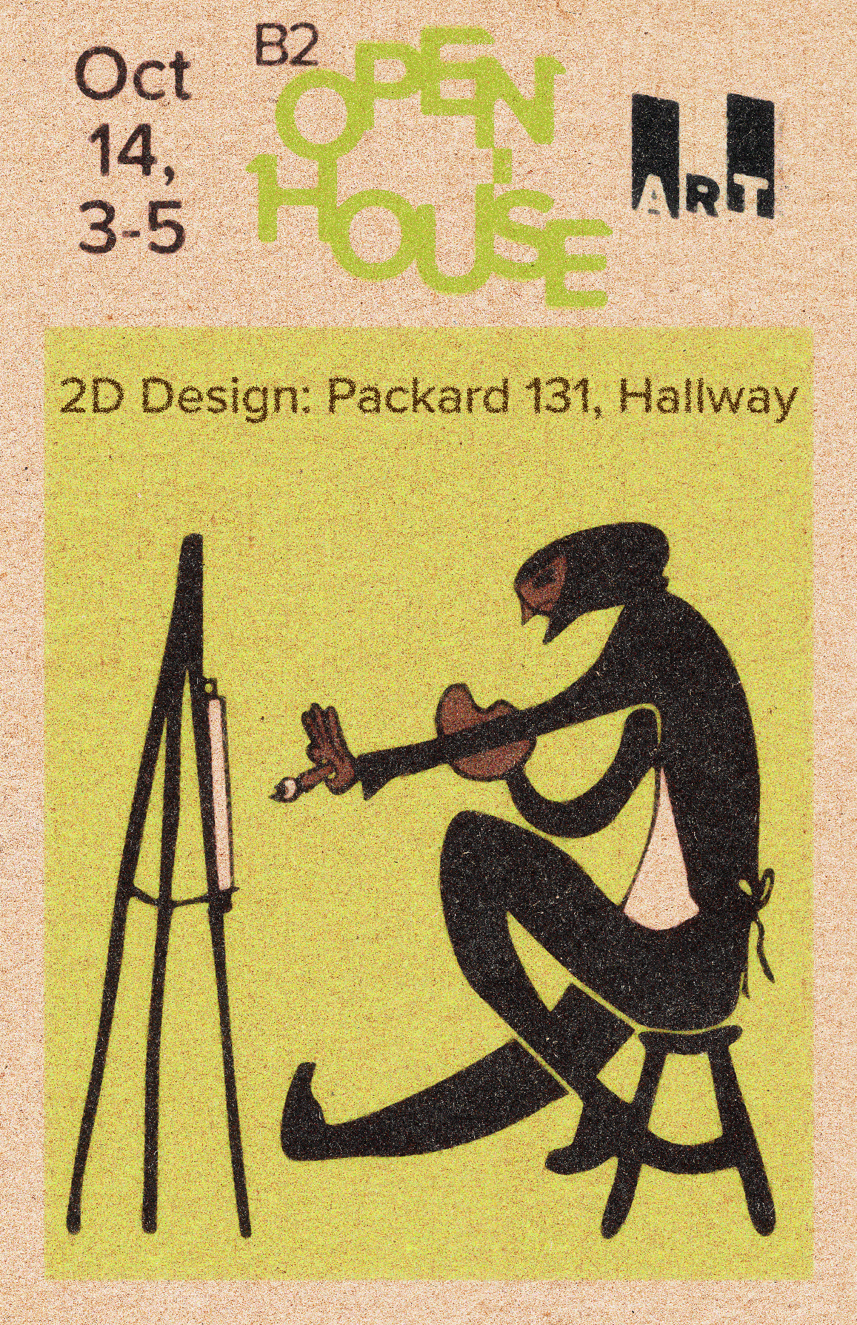 poster for block 2 open house