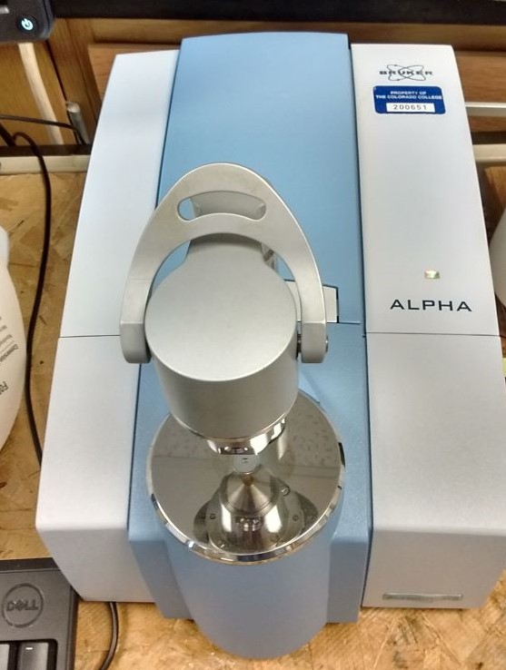 Bruker Alpha FTIR with ATR, Transmission, and Diffuse Reflectance <span class="cc-gallery-credit"></span>