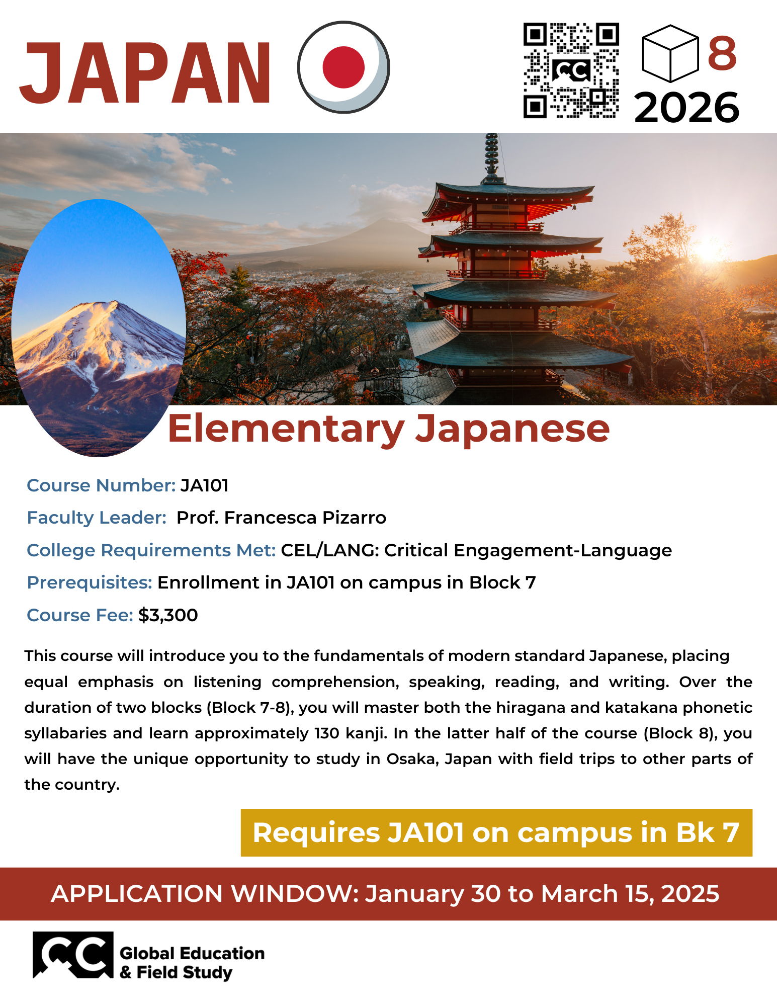 JA101 Block 8
