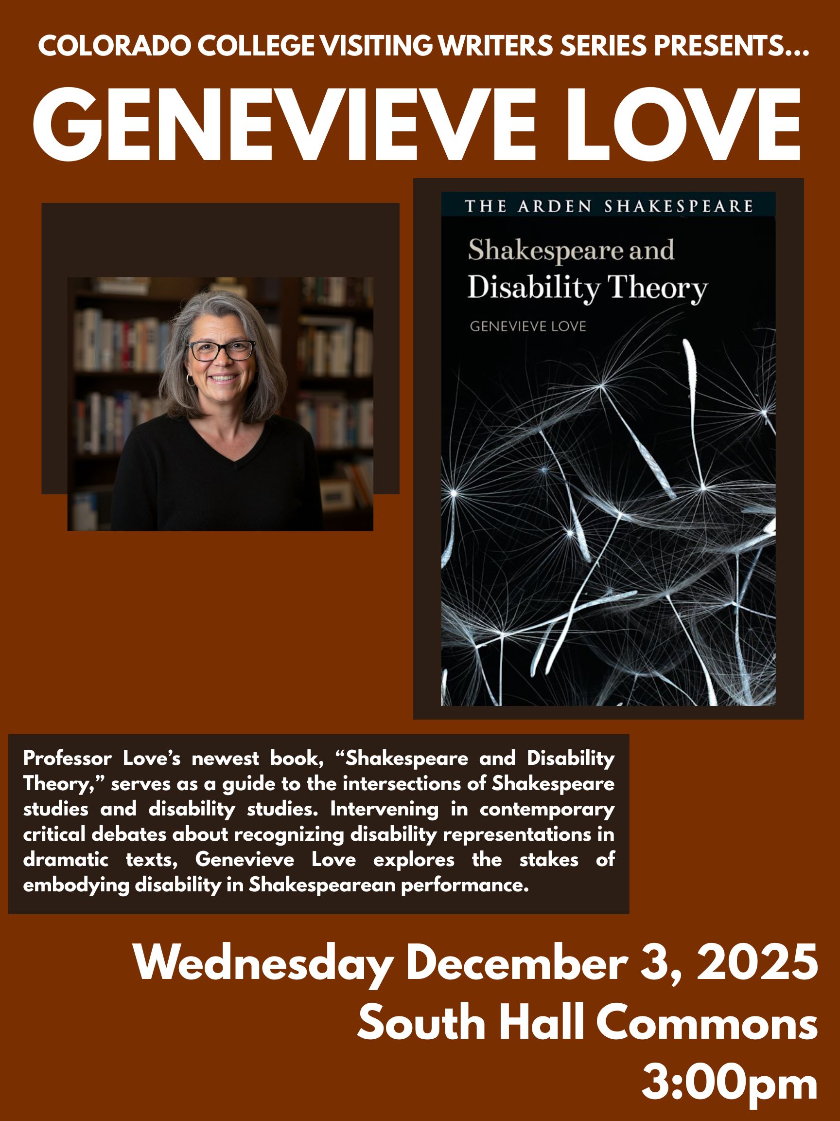 Picture of Genevieve Love and her book cover