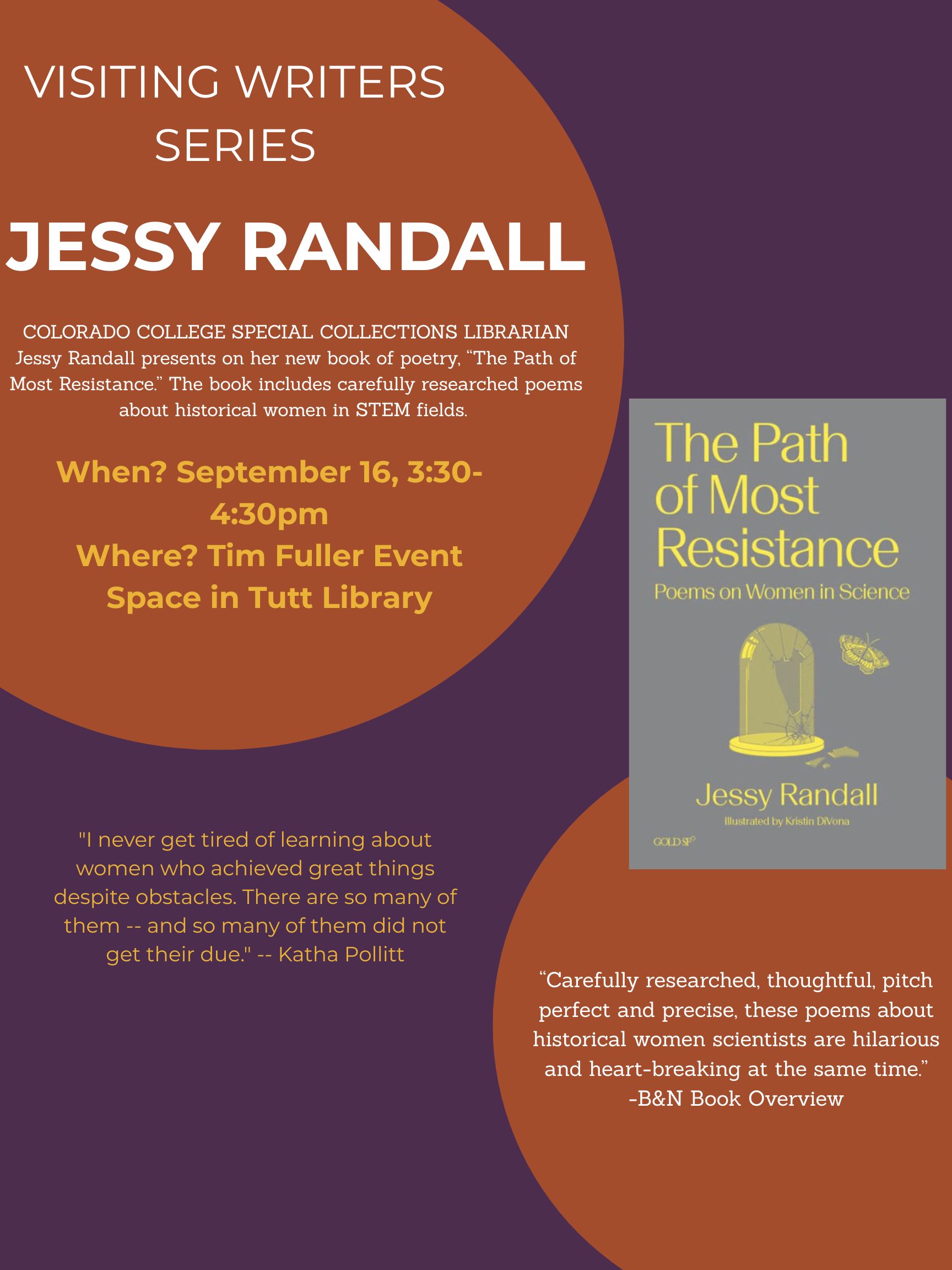 Jessy Randall Event Poster