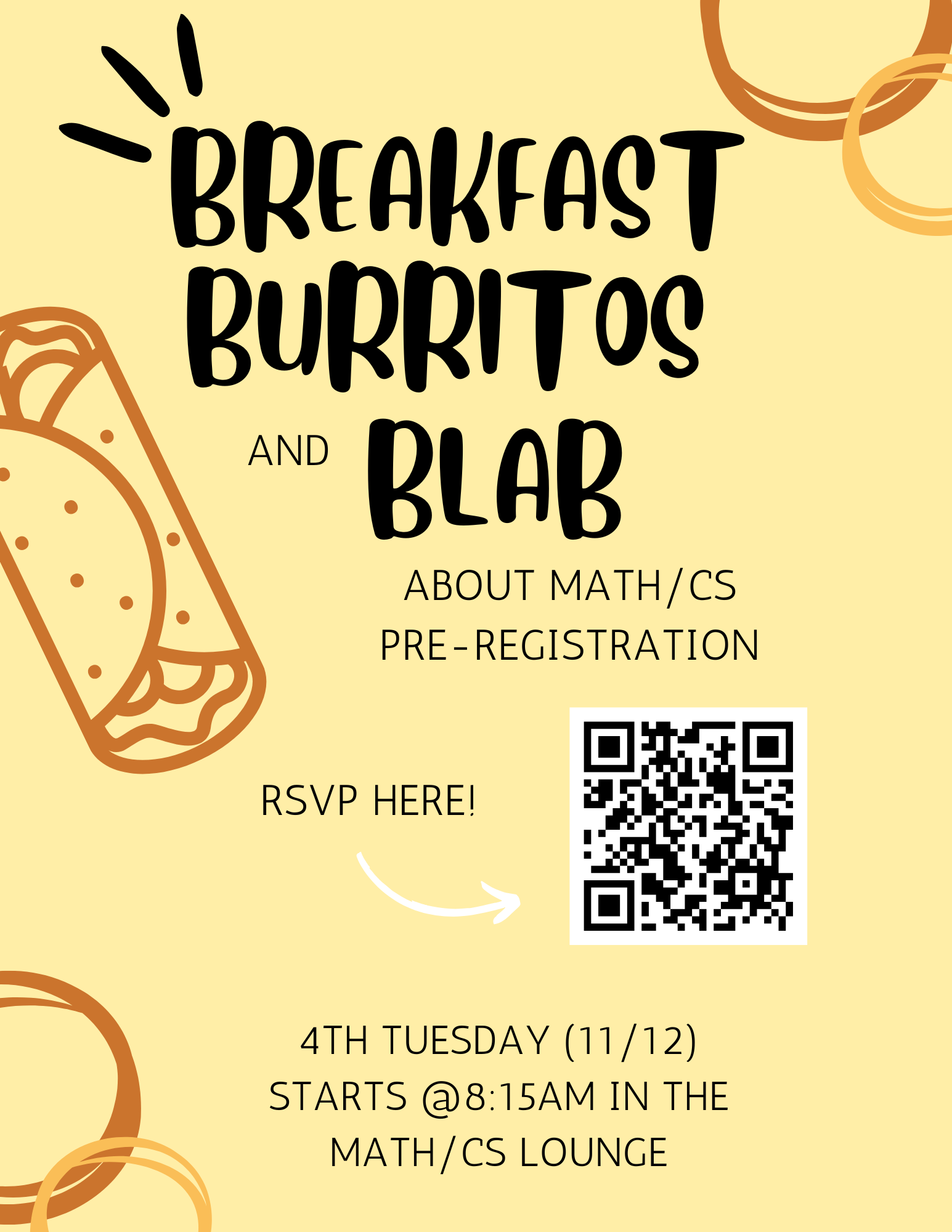 breakfast burritos and blab