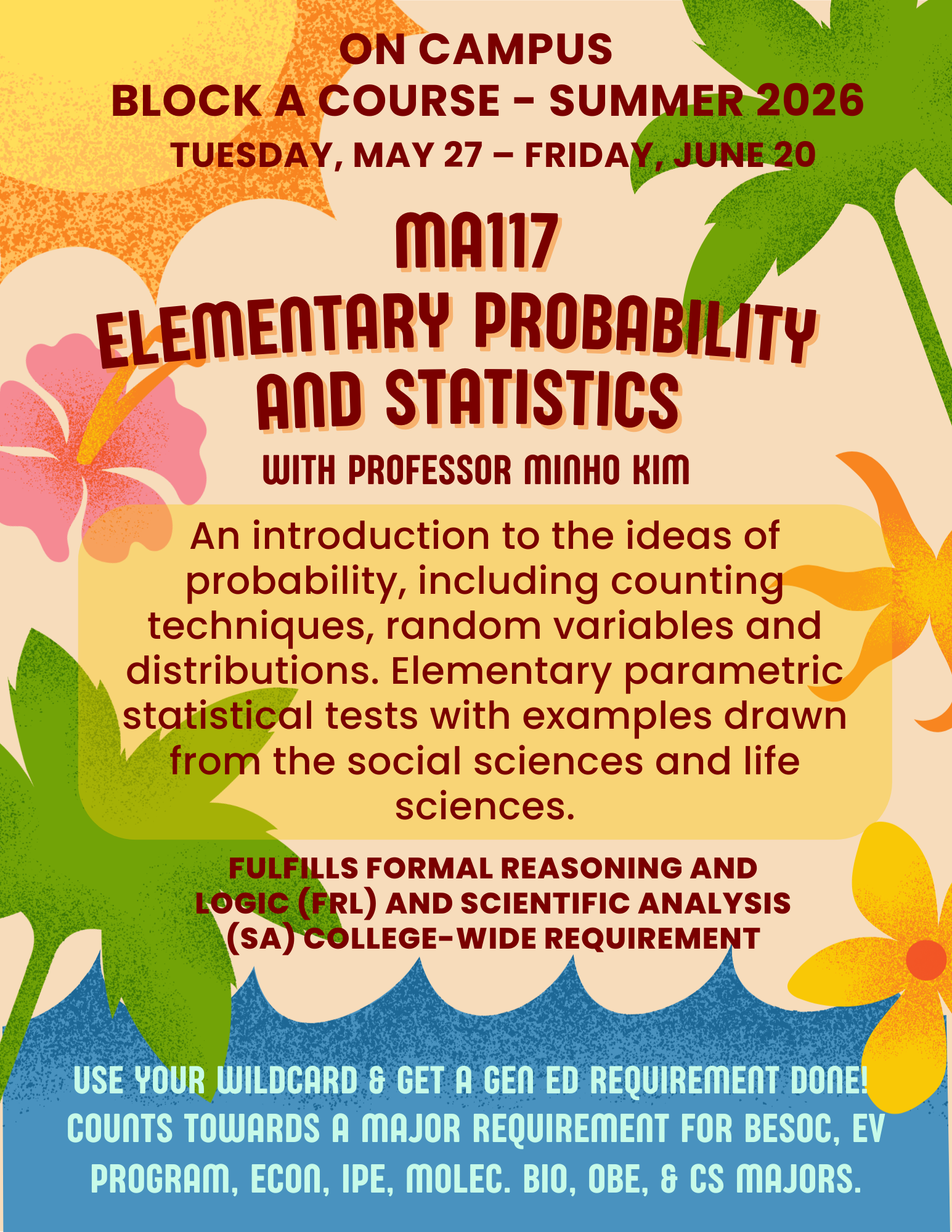 Block A 2026 MA117 course