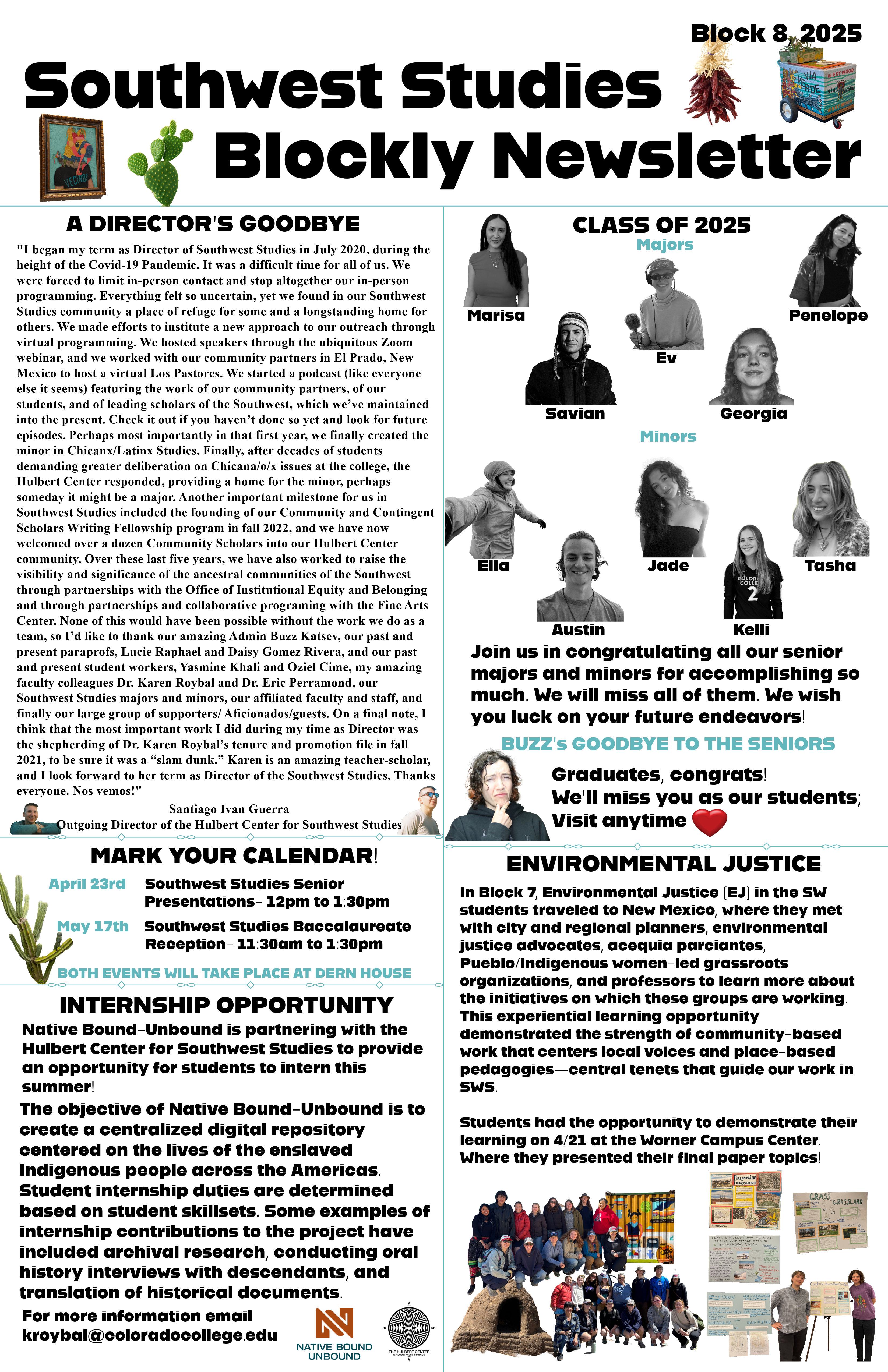 Block 8 Newletter