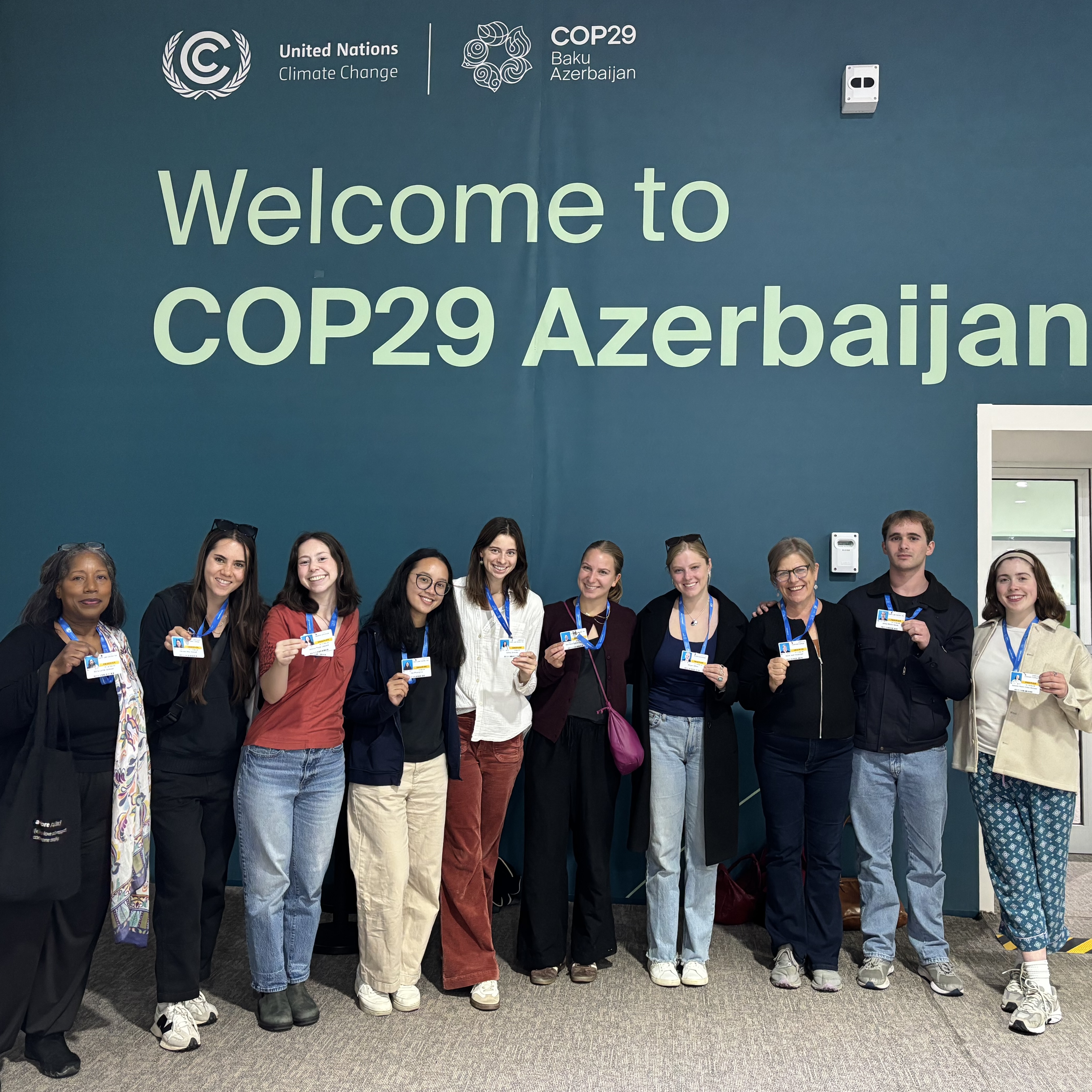 CC Students Arrive in Azerbaijan for COP29