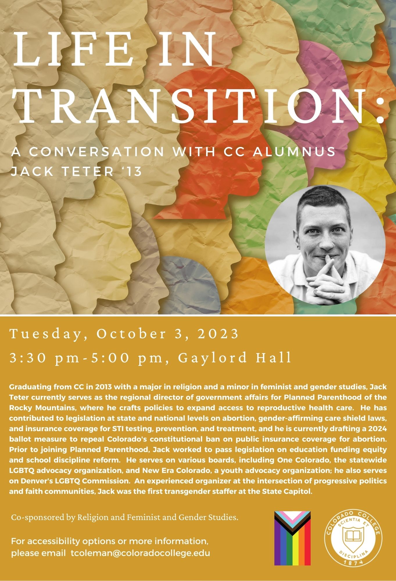 Life in Transition: A Conversation with CC Alumnus Jack Teter '13