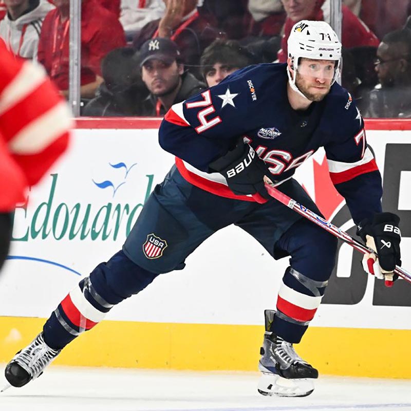 Former Tiger Jaccob Slavin Selected to Team USA at 2026 Olympics