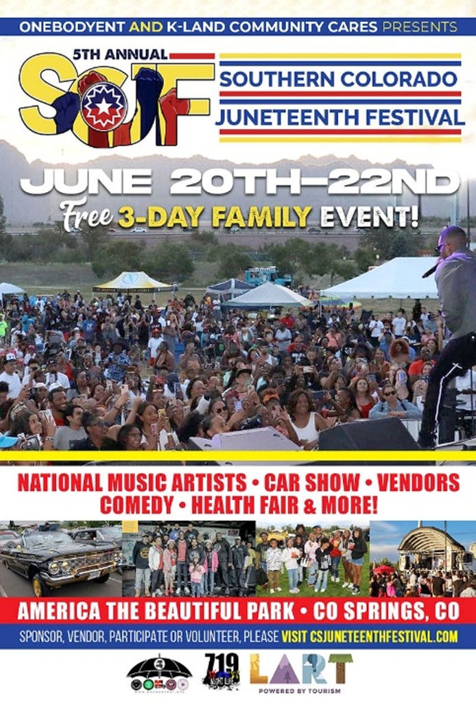 Colorado Springs Juneteenth Festival Flyer