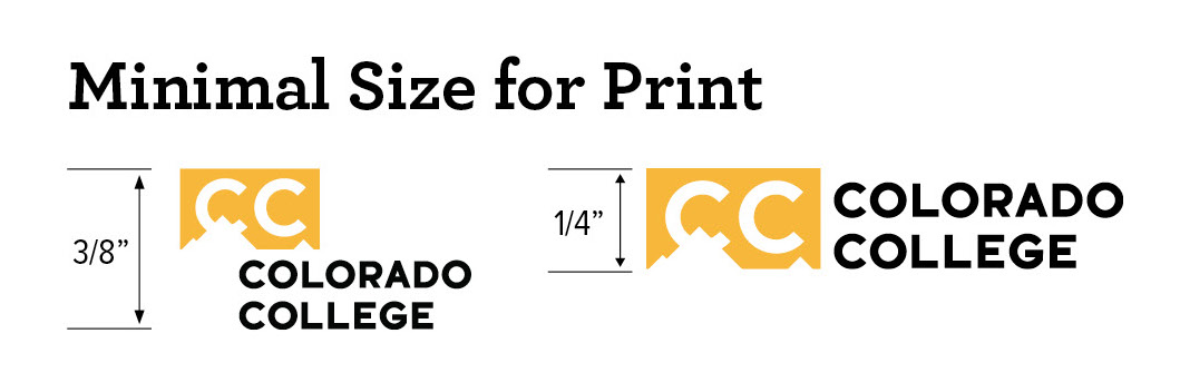 Minimum logo size for print