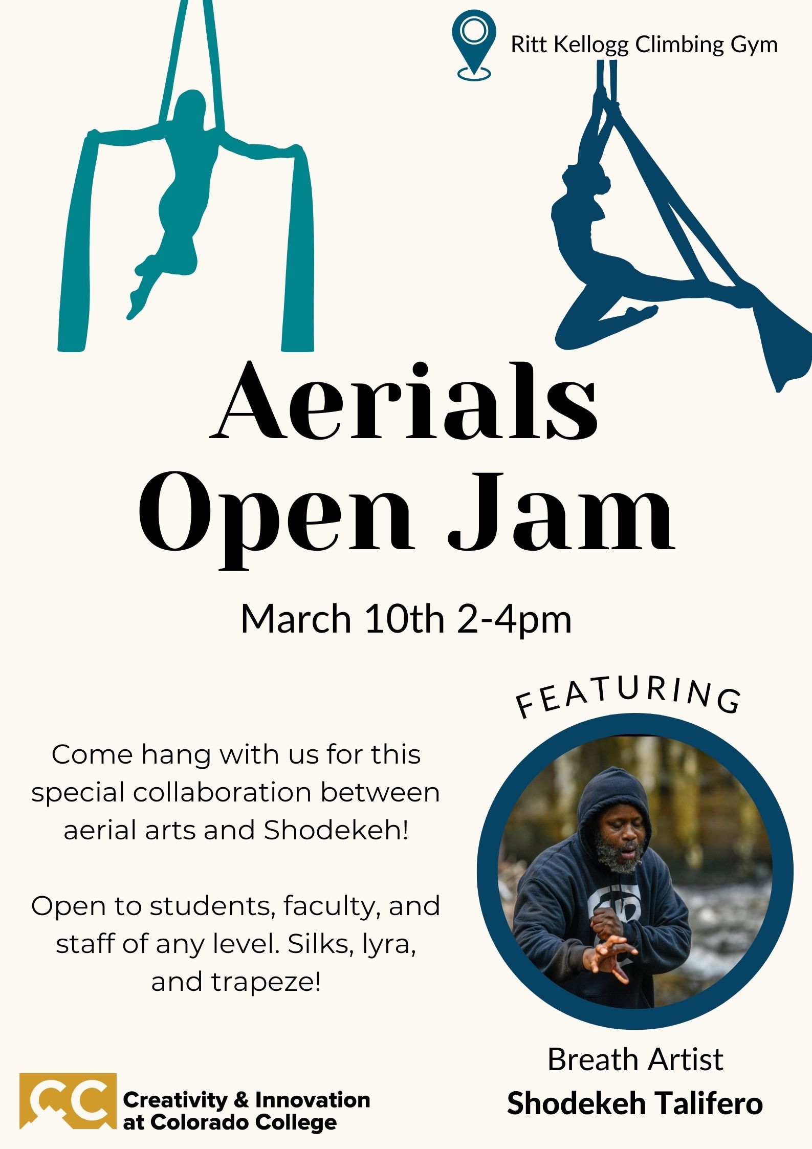 Aerials Open Jams Poster