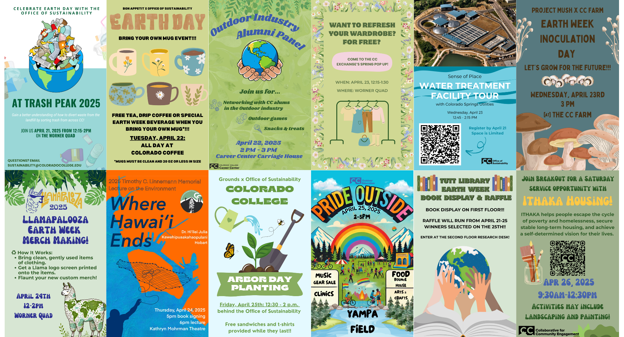 earth week posters