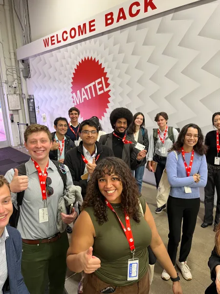 CC Students at Mattel